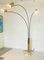 3-Light Floor Lamp in Brass with Marble Base, 1960s, Image 2