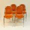 Leather Les Arcs Chairs by Charlotte Perriand for Cassina, 1970s, Set of 4 2
