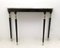 Console Table with White Carrara Marble Top, 1950s, Image 1