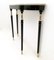 Console Table with White Carrara Marble Top, 1950s, Image 4
