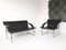 DS-127 Black Leather Sofa and Lounge Chair by Gerd Lange for de Sede, 1980s, Image 8