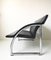 DS-127 Black Leather Sofa and Lounge Chair by Gerd Lange for de Sede, 1980s 3