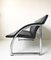 DS-127 Black Leather Sofa and Lounge Chair by Gerd Lange for de Sede, 1980s, Image 3