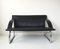 Conjunto de sofá y sillón DS-127 de cuero negro de Gerd Lange para de Sede, años 80, Imagen 2