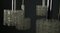Lampada a sospensione a cascata con 5 luci in vetro satinato tubolare di Doria, anni '60, Immagine 8