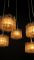 Lampe à Suspension Cascade à 5 Éclairages avec Verre Givré Tubulaire de Doria, 1960s 4
