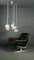 Lampada a sospensione a cascata con 5 luci in vetro satinato tubolare di Doria, anni '60, Immagine 2