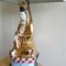 Lámpara de mesa china figurativa de porcelana, Imagen 6