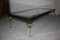 Large French Acrylic Glass, Wood, and Lacquer Coffee Table, 1970s 1