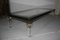 Large French Acrylic Glass, Wood, and Lacquer Coffee Table, 1970s, Image 1