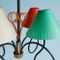 Colorful French Pendant Lamp, 1950s, Image 3