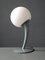 Large Metal Table Lamp & Opal Glass Shade, 1980s 5