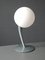 Large Metal Table Lamp & Opal Glass Shade, 1980s, Image 3