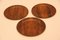 Plates in Rosewood, 1950s, Set of 12 2