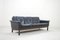 Schwarzes Vintage Leder Sofa von Asko 17