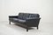 Schwarzes Vintage Leder Sofa von Asko 25