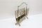 Brass Magazine Rack, 1950s 2