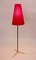 Lámpara de pie Micheline de J.T. Kalmar, años 60, Imagen 4