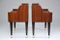 Italienische Mid-Century Palisander Nachttische, 2er Set 3