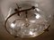 Vintage Glass and Brass Ceiling Light 4
