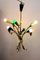 Lámpara de araña floral, años 60, Imagen 10