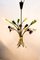Lámpara de araña floral, años 60, Imagen 9