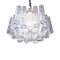 Murano Glass Tubular Pendant Lamp from Doria Leuchten, 1960s 1
