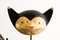 Portabottiglia Mid-Century a forma di gatto in ottone di Walter Bosse per Hertha Baller, Immagine 7