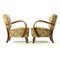 Czechoslovakian H237 Armchairs by Jindrich Halabala, 1930s, Set of 2, Image 2