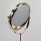 Mid-Century Italian Marble and Brass Table Mirror, 1950s 9