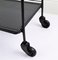 Serving Trolley in Black Perforated Metal by Matégot Mathieu, 1950s, Image 10