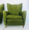 Grüner Sessel aus Samt von Paolo Buffa, 1950er 1