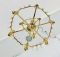 Vintage 9-Lights Chandelier in Brass & Crystal by Gaetano Sciolari 4