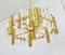 Vintage 9-Lights Chandelier in Brass & Crystal by Gaetano Sciolari 5