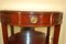 Antique Half Moon Mirrored Mahogany Serving Console, Image 5