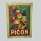 Lithographiertes Picon Blechschild von Sirven, 1920er 1