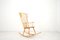 Sedia a dondolo Wingback Mid-Century di Albert Haberer per Hermann Fleiner, Immagine 2