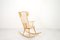 Mid-Century Wingback Rocking Chair by Albert Haberer for Hermann Fleiner 3