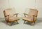 Mid-Century Spindle Back Lounge Chairs, 1950s, Set of 2 1