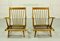 Mid-Century Spindle Back Lounge Chairs, 1950s, Set of 2 8