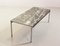 Black Marble and Brushed Steel Coffee Table by Kho Liangh for Artifort, 1960s 1