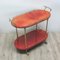 Italian Red Goat Leather Trolley by Aldo Tura, 1950s 15
