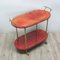 Italian Red Goat Leather Trolley by Aldo Tura, 1950s, Image 15