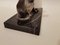 Lampada da tavolo con scultura rappresentante un gatto selvatico, anni '40, Immagine 6
