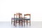 Scandinavian Teak Chairs, 1960s, Set of 4 7