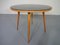 Table en Verre & Merisier, 1960s 1