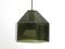 Lámpara colgante en verde de vidrio de Carl Fagerlund para Orrefors, años 60, Imagen 2