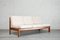 Vintage Kirschholz Sofa von Knoll 7