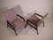 Stained Wood Lounge Chairs, 1950s, Set of 2 4