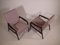 Stained Wood Lounge Chairs, 1950s, Set of 2, Image 4